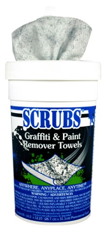 Graffiti & Spray Paint Remover – Graffiti Removal Wipes | SCRUBS
